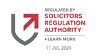 Regulated by Solicitors Regulation Authority